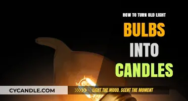 Creative Upcycling: Transform Old Light Bulbs into Unique DIY Candles