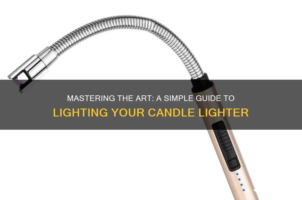 how to turn on a candle lighter