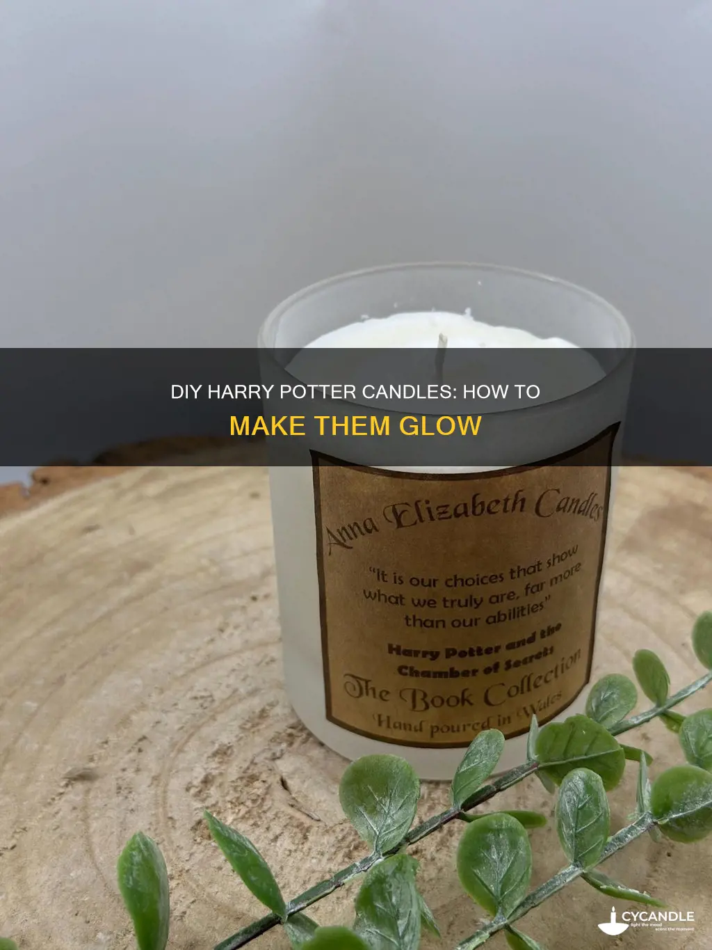 how to turn on candles in harry potter diy candles