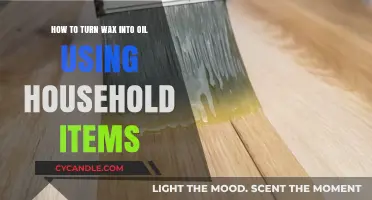 Eco-Friendly Alchemy: Transforming Wax into Oil at Home