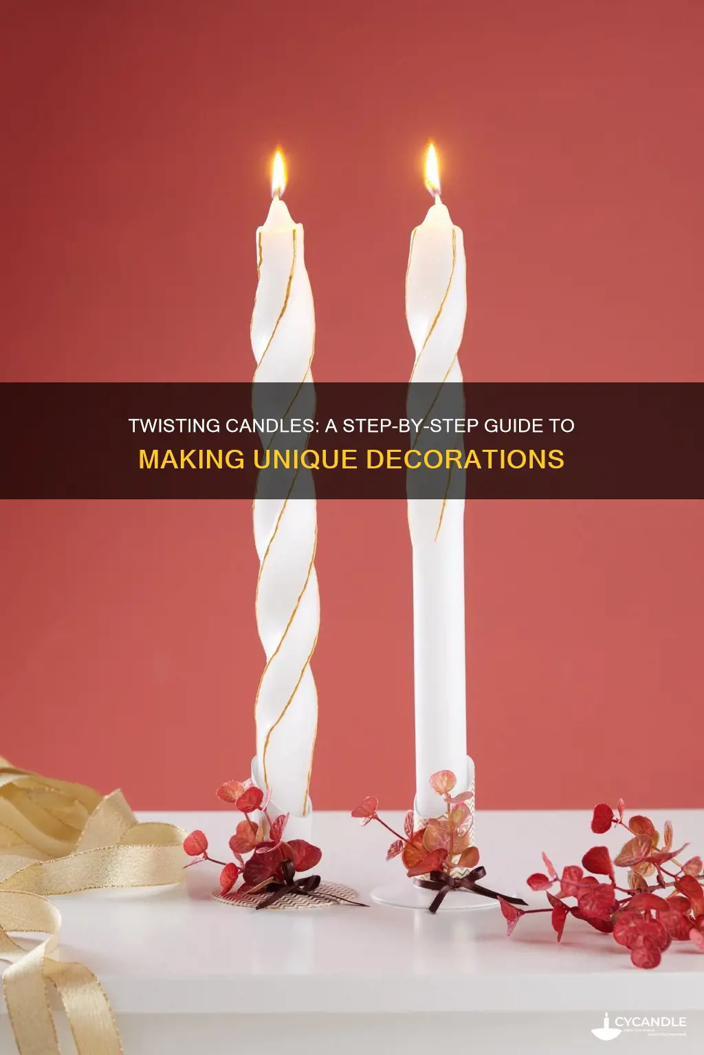 how to twist two candles together