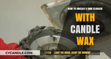 Quick Fix: Unclogging Your Sink from Candle Wax Buildup