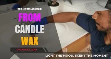 Quick Fix: Unclogging Drains from Candle Wax Easily and Safely