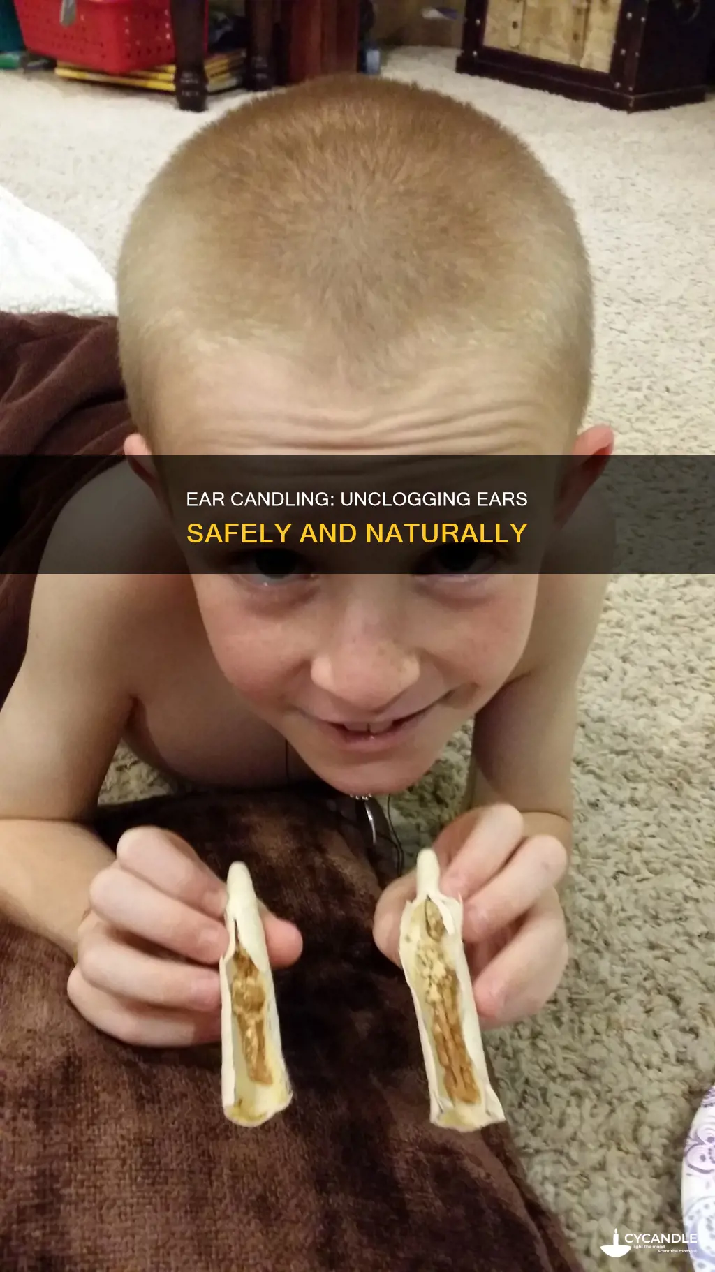 how to unclog ear with candle