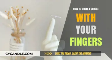 Extinguishing Candles: Finger Technique for Safety