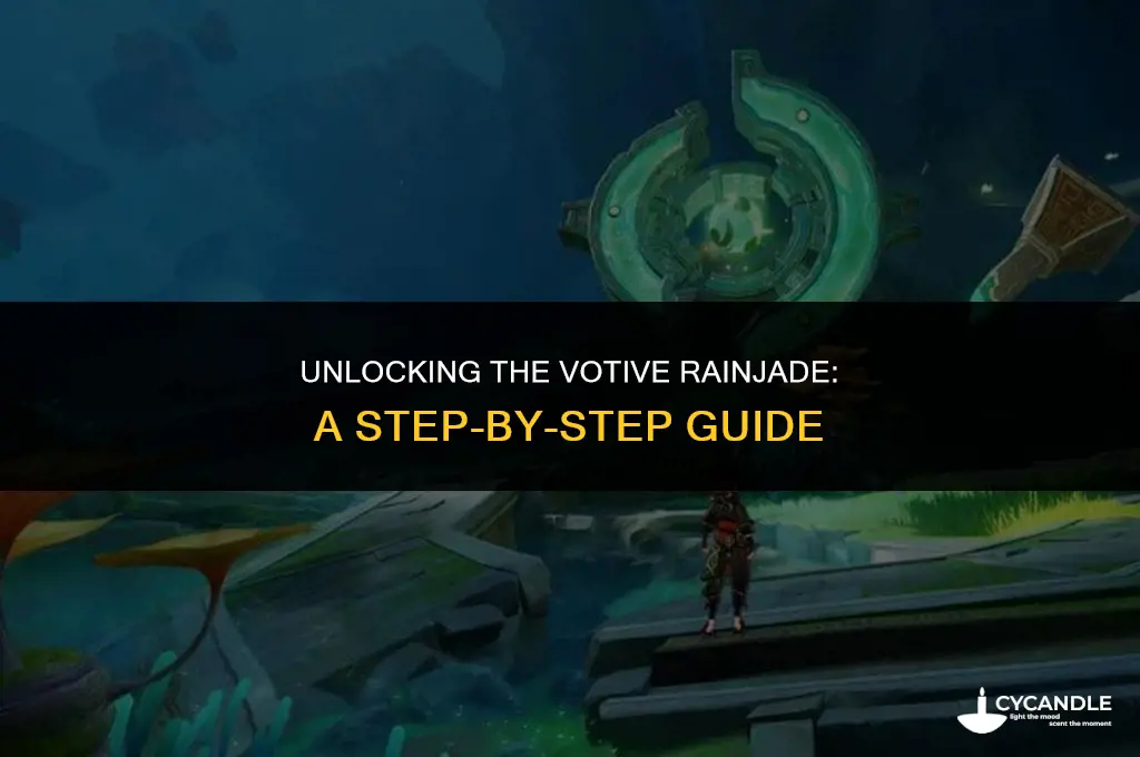 how to unlock the votive rainjade
