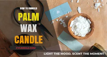 Effortless Palm Wax Candle Unmolding: Tips and Tricks for Success