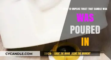 Quick Fix: Unclogging a Toilet with Melted Candle Wax Inside