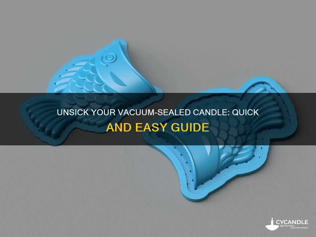 how to unsick a vacum sealed candle