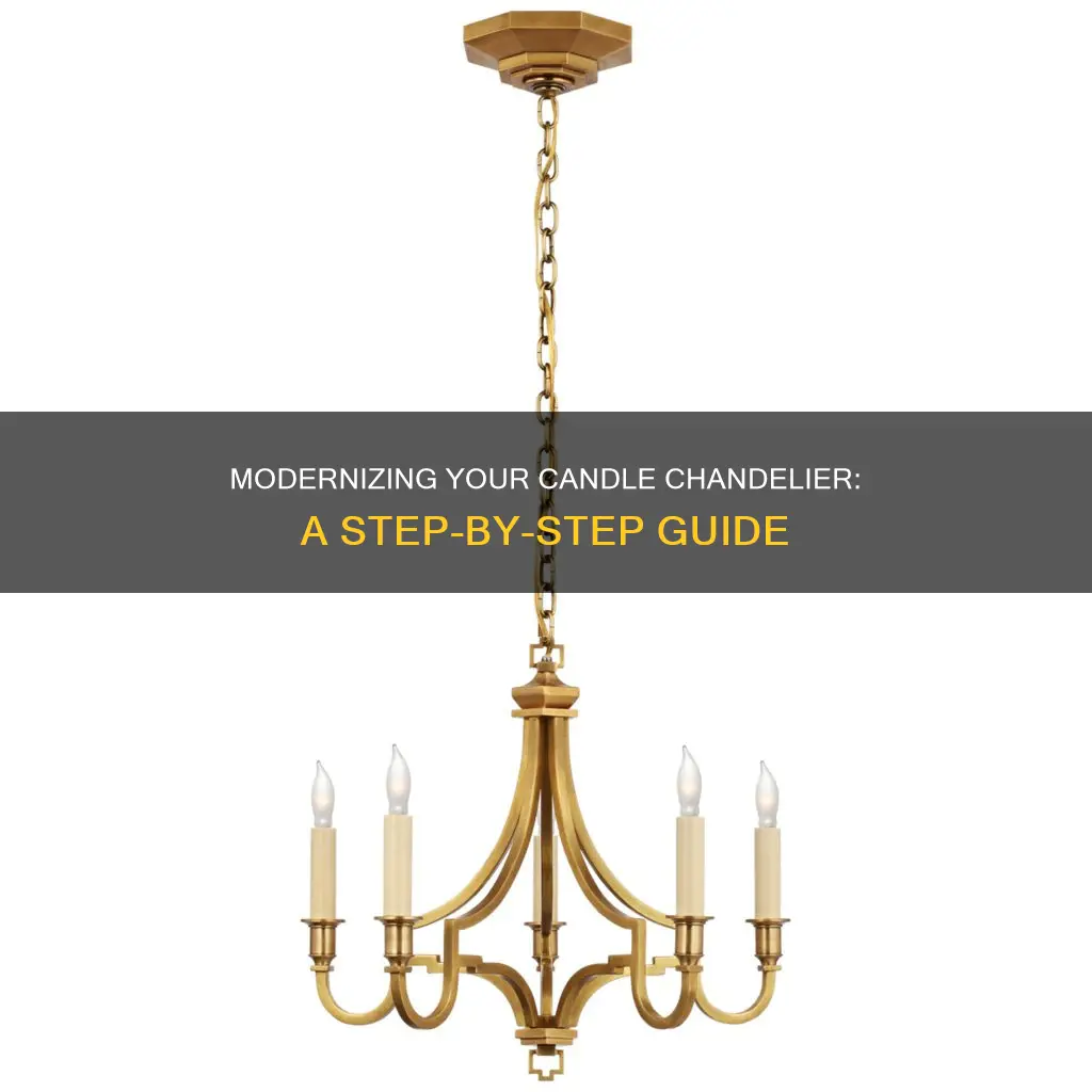 how to update candle chandelier