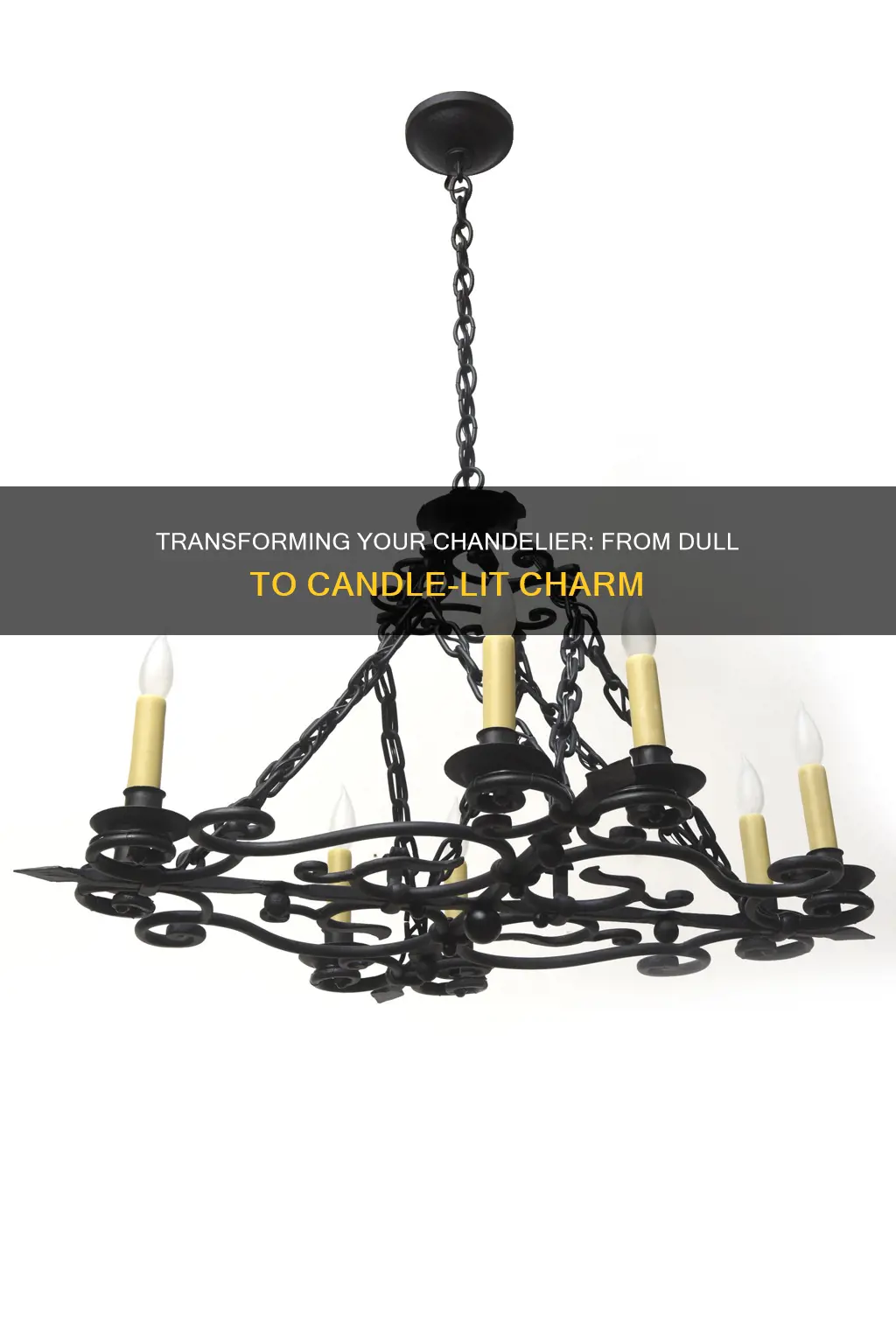 how to upgrade to candle like chandelier