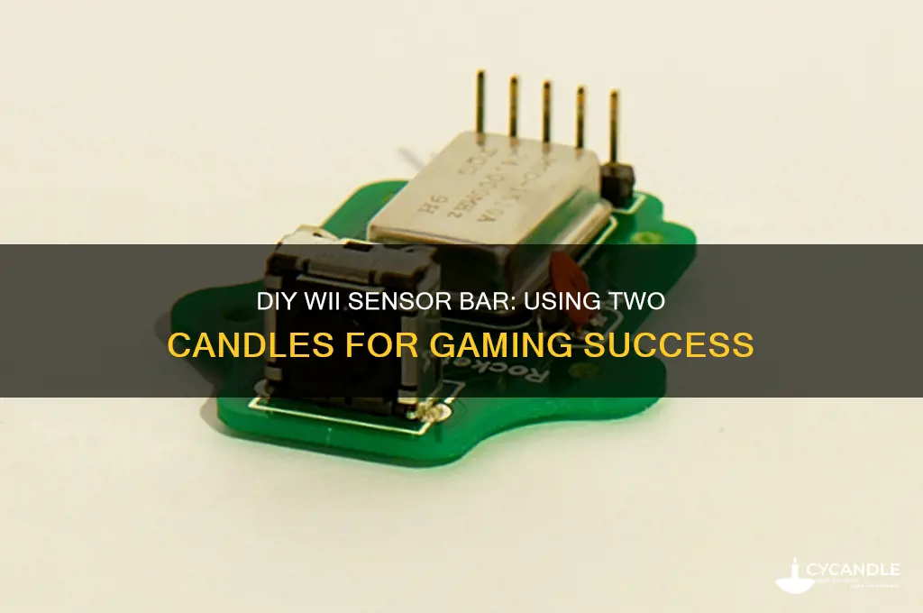 how to use 2 candles wii sensor bar