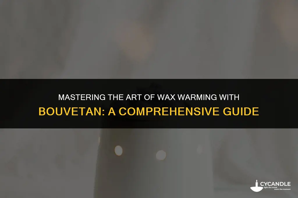 how to use a bouvetan wax warmer
