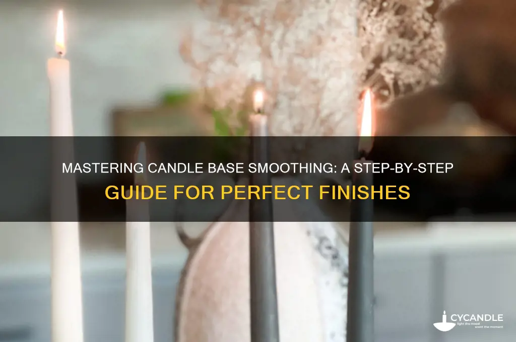 how to use a candle base smoother