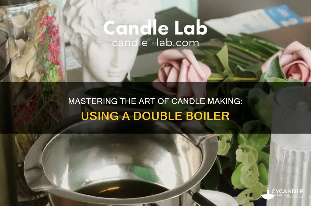 how to use a candle double boiler