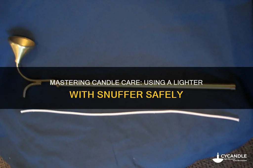 how to use a candle lighter with snuffer