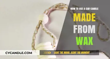 Enhance Your Car’s Ambiance: Using Wax Car Candles Safely