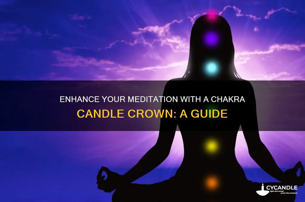 how to use a chakra candle crown