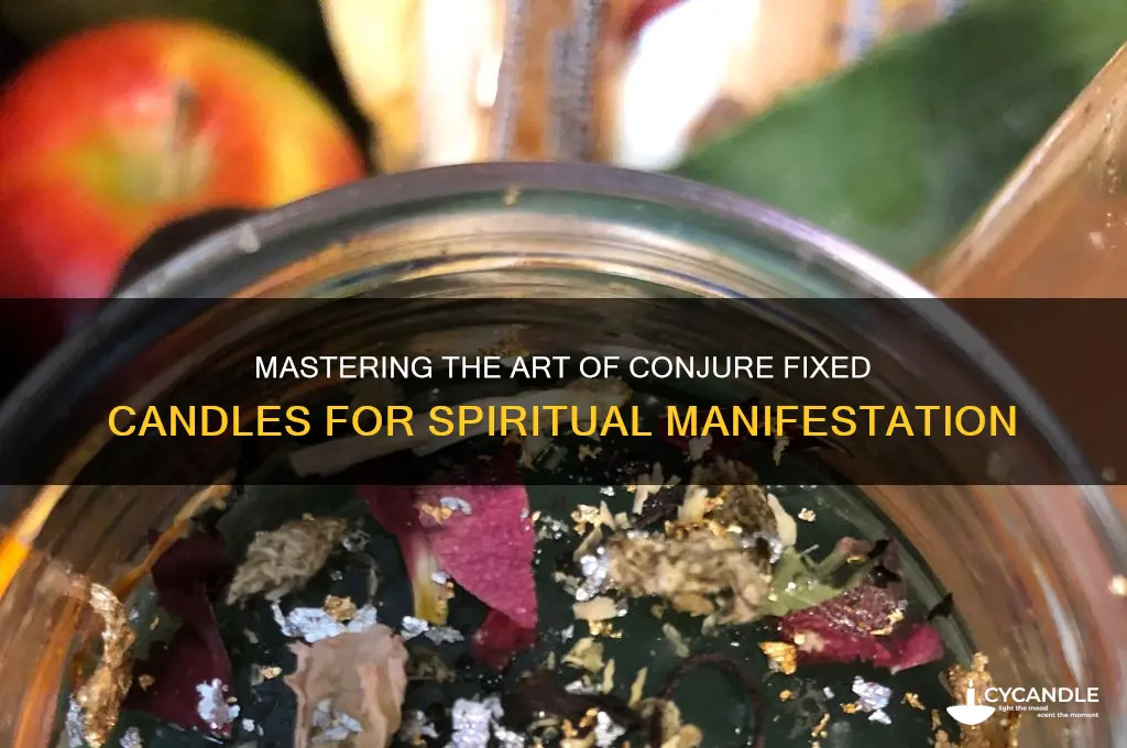 how to use a conjure fixed candle