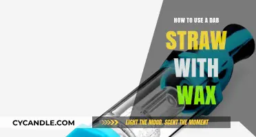 Mastering the Art of Dabbing: A Beginner's Guide to Using a Dab Straw with Wax