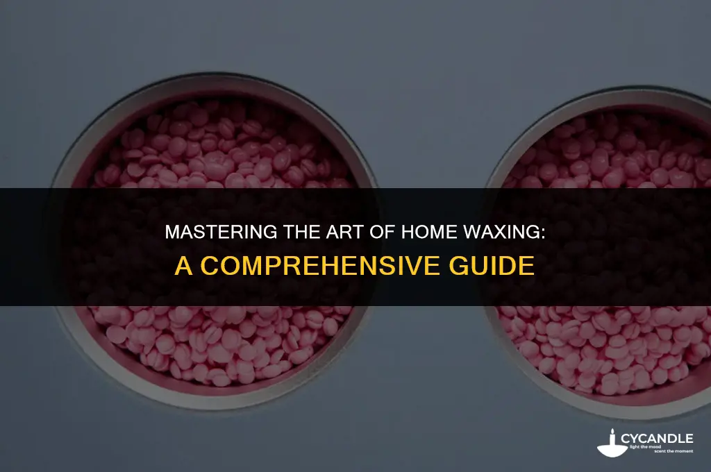 how to use a home wax machine