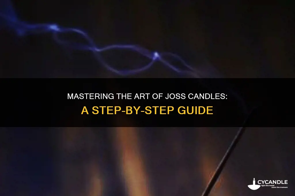how to use a joss candle