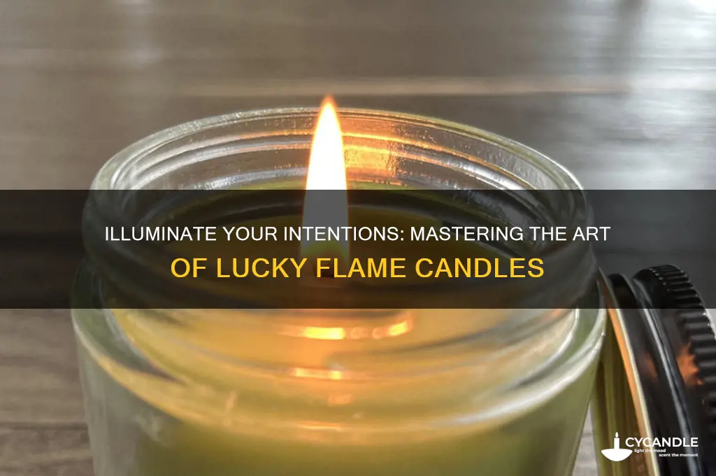 how to use a lucky flame candle
