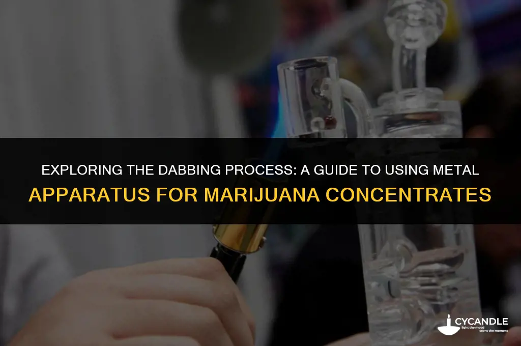 how to use a metal apparatusfor marijuana concentrate or wax