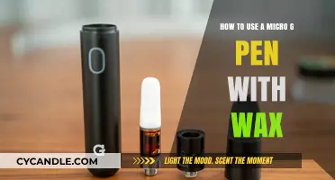 Mastering the Art of Wax Vaping with a Micro G Pen