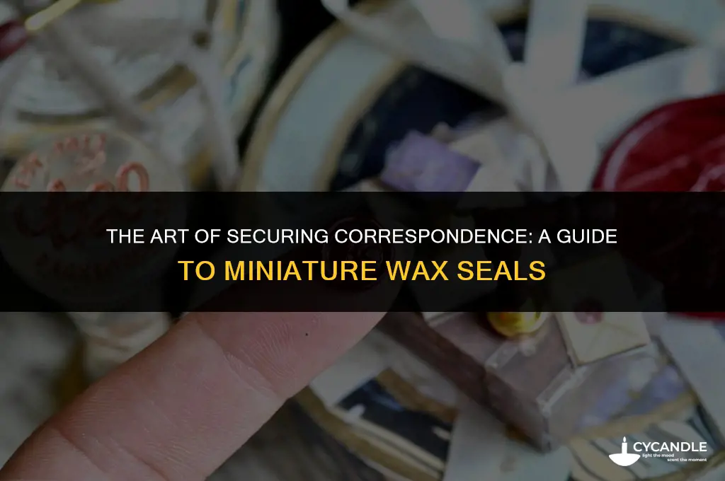 how to use a miniature wax seal