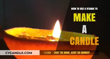 Creative DIY: Crafting a Unique Orange Peel Candle at Home