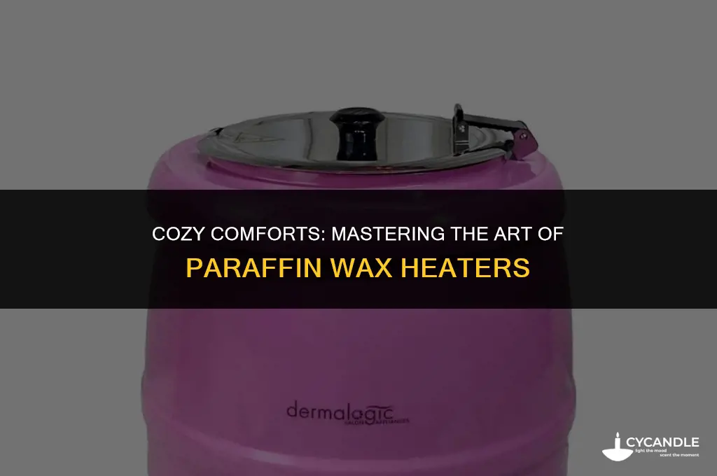 how to use a paraffin wax heater