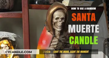 Illuminate Your Path: Using a Rainbow Santa Muerte Candle for Spiritual Guidance