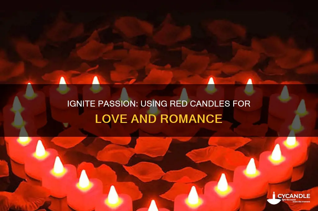 how to use a red candle for love