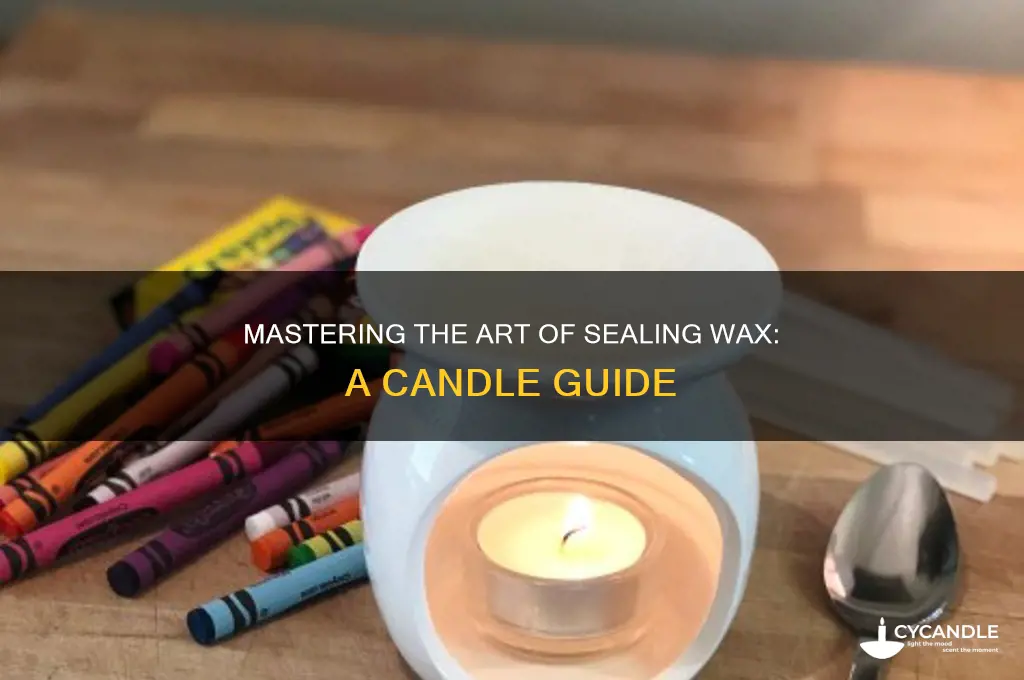 how to use a sealing wax candle