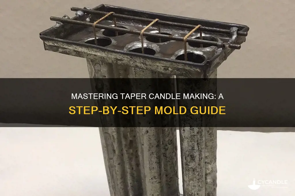 how to use a taper candle mold