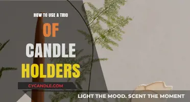 Elegant Trio: Creative Ways to Style Your Candle Holders