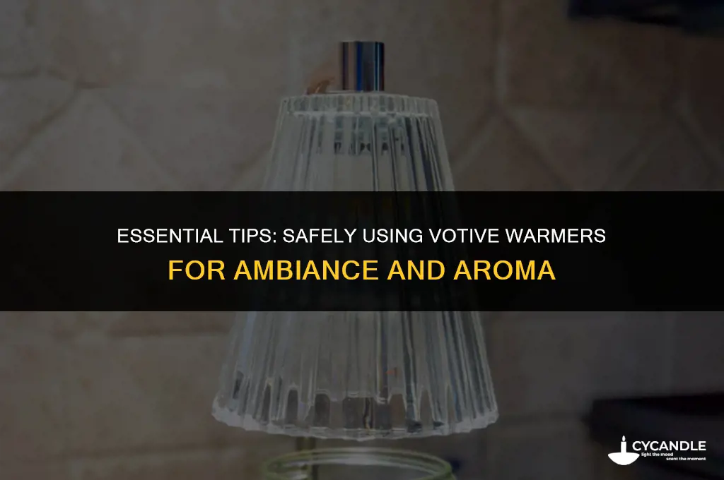 how to use a votive warmer