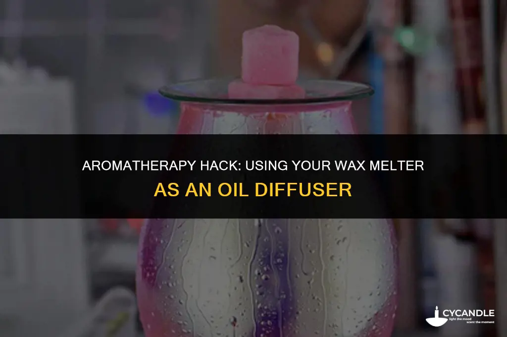how to use a wax melter as an oil difuser