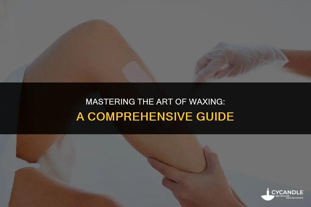 how to use a wax oen