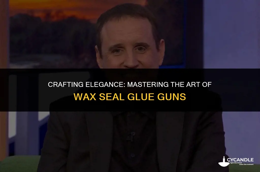 how to use a wax seal glue gun
