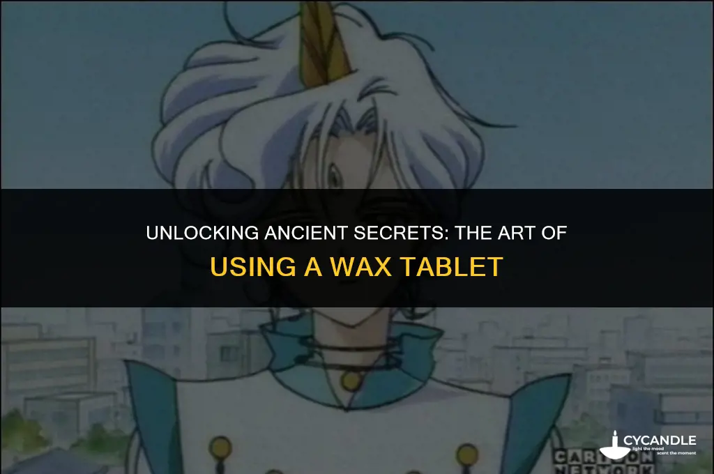 how to use a wax tablet