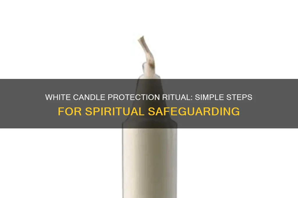 how to use a white candle for protection