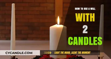 Mastering Candle Magic: Using a Will with Two Candles for Intentions