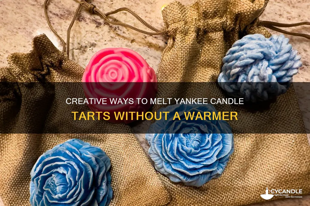 how to use a yankee candle tart without warmer