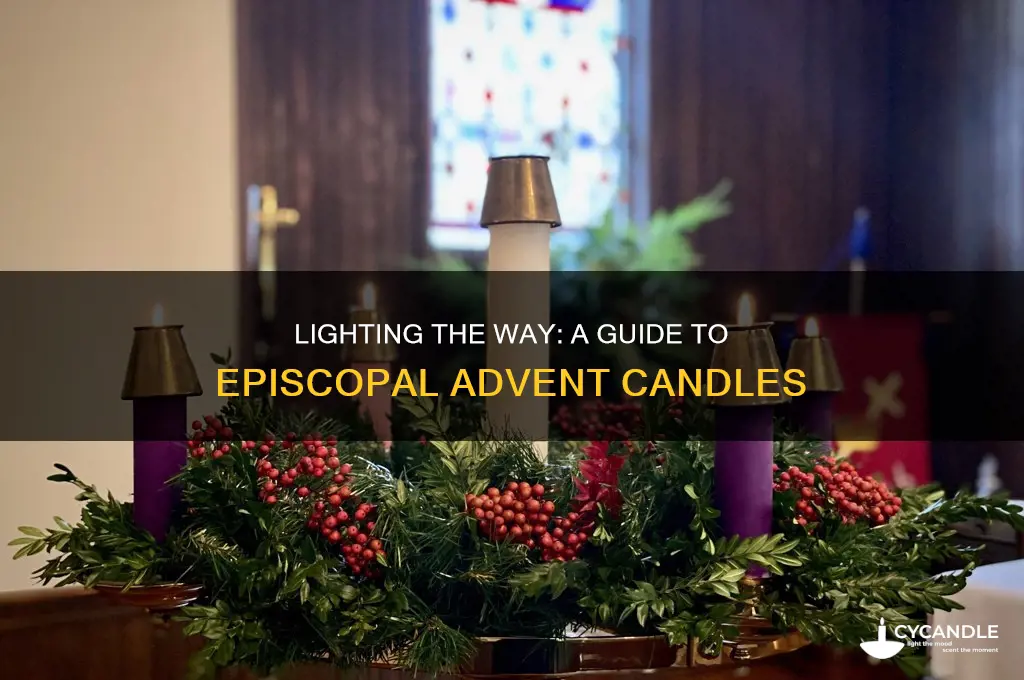 how to use advent candles episcopal church