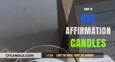Enhance Your Mindset: A Guide to Using Affirmation Candles Effectively