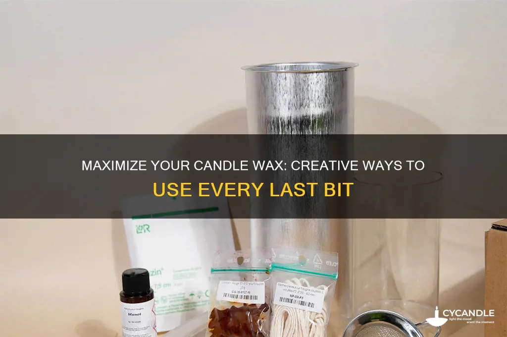 how to use all candle wax