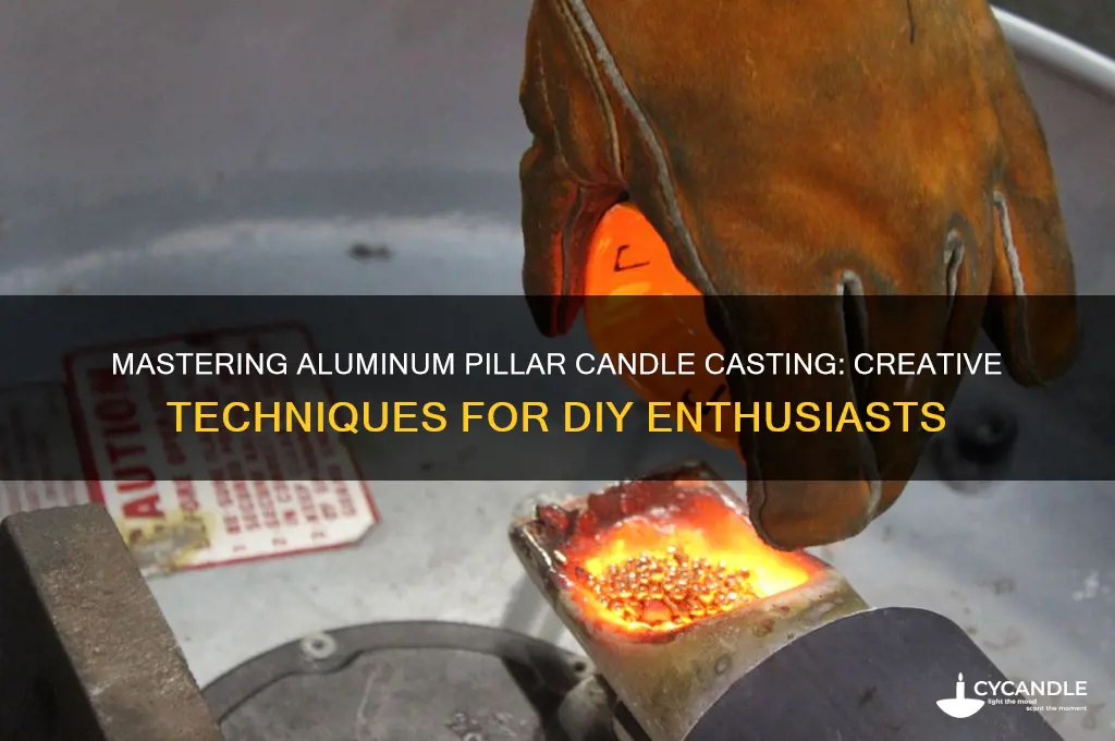 how to use aluminum pillar candle cast