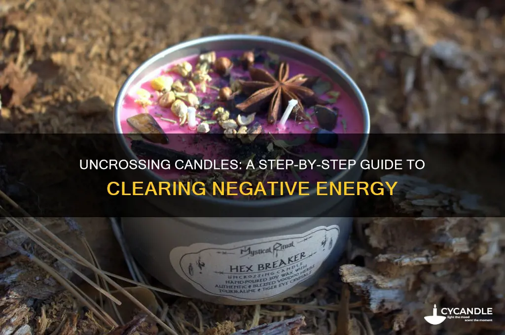 how to use an uncrossing candle